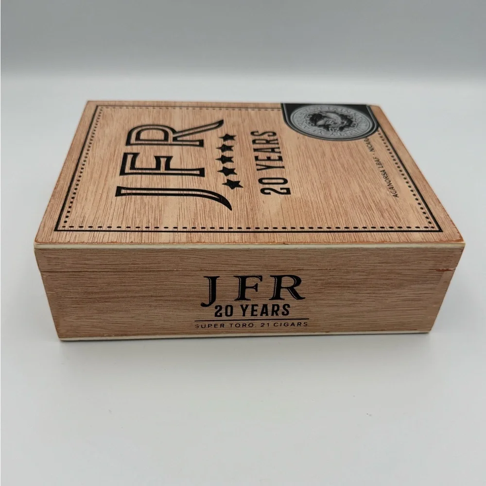 JFR 20 Years Titan Empty Wood Cigar Box 7